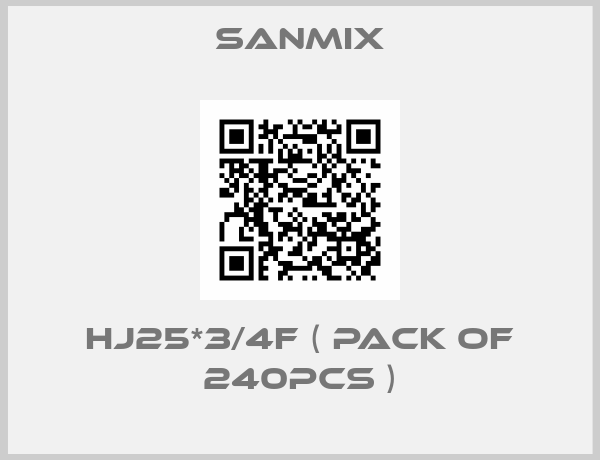 Sanmix-HJ25*3/4F ( Pack of 240pcs )