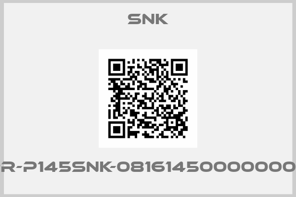 Snk-PR-P145SNK-081614500000000
