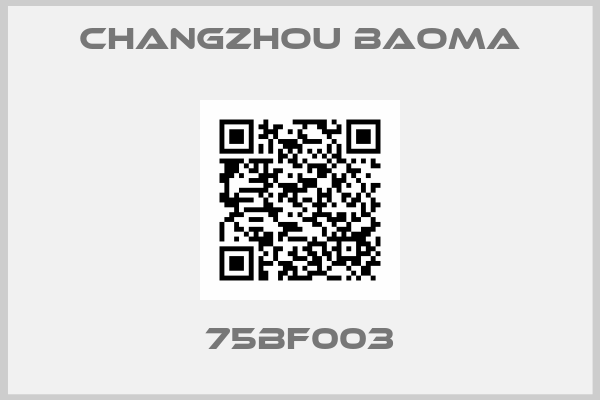 Changzhou Baoma-75BF003