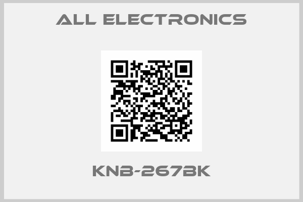 All Electronics-KNB-267BK