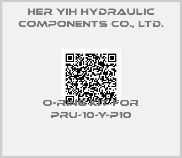HER YIH HYDRAULIC COMPONENTS CO., LTD.-O-ring kit for PRU-10-Y-P10