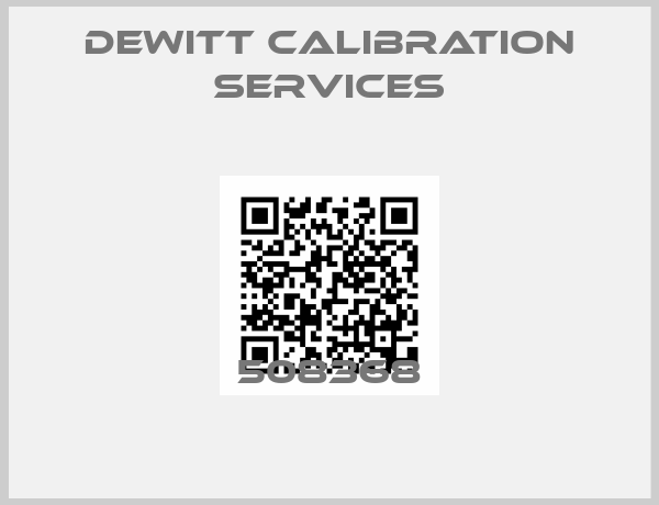 Dewitt Calibration Services-508368