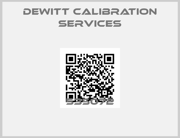 Dewitt Calibration Services-535072