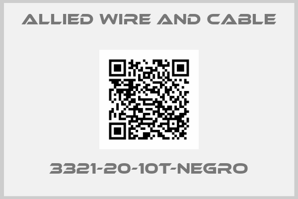 Allied Wire and Cable-3321-20-10T-NEGRO