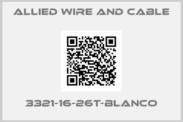 Allied Wire and Cable-3321-16-26T-BLANCO