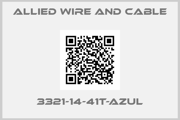 Allied Wire and Cable-3321-14-41T-AZUL
