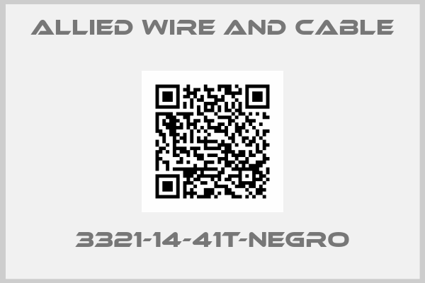 Allied Wire and Cable-3321-14-41T-NEGRO