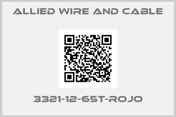 Allied Wire and Cable-3321-12-65T-ROJO