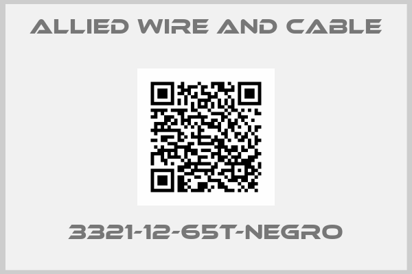 Allied Wire and Cable-3321-12-65T-NEGRO