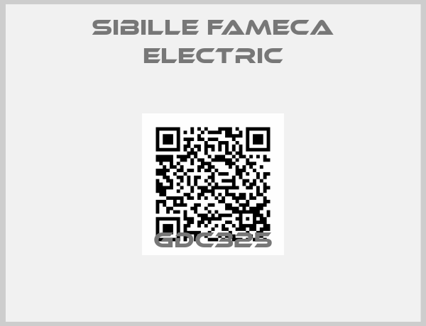 Sibille Fameca Electric-GDC325