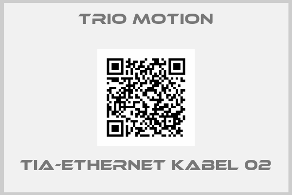 Trio Motion-TIA-ETHERNET KABEL 02