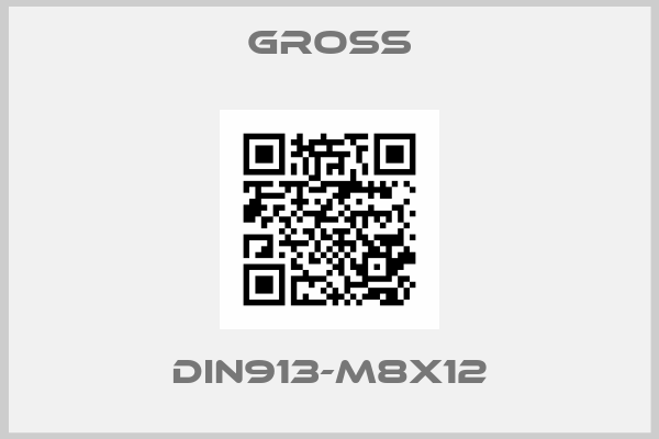 GROSS-DIN913-M8x12