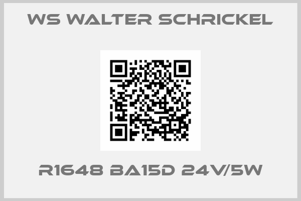 WS Walter Schrickel-R1648 BA15D 24V/5W