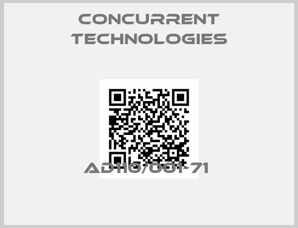 Concurrent Technologies-AD110/001-71 