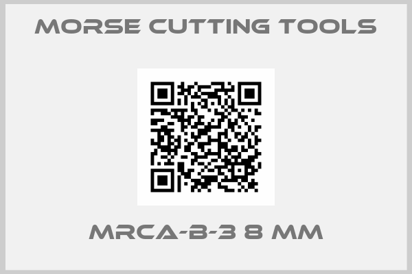 Morse Cutting Tools-MRCA-B-3 8 MM