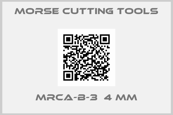 Morse Cutting Tools-MRCA-B-3  4 MM