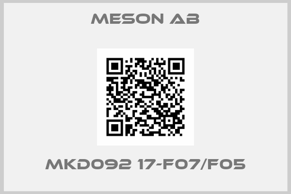 Meson AB-MKD092 17-F07/F05