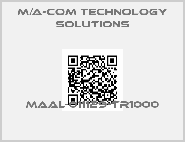 M/A-Com Technology Solutions-MAAL-011129-TR1000