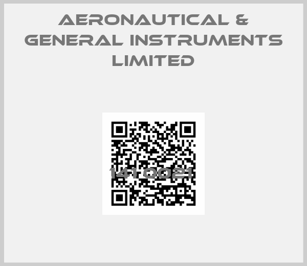 AERONAUTICAL & GENERAL INSTRUMENTS LIMITED-141 0021 