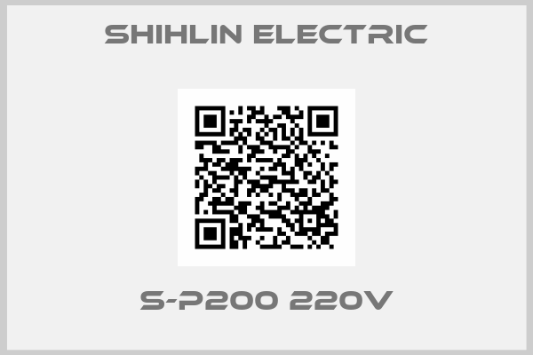 Shihlin Electric-S-P200 220V