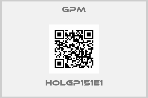 GPM-HOLGP151E1
