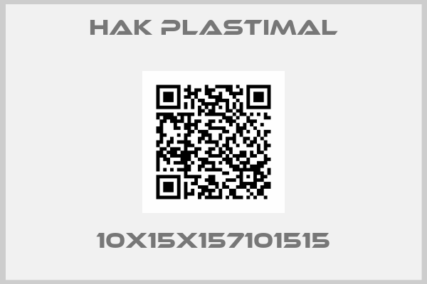 HAK PLASTIMAL-10X15X157101515