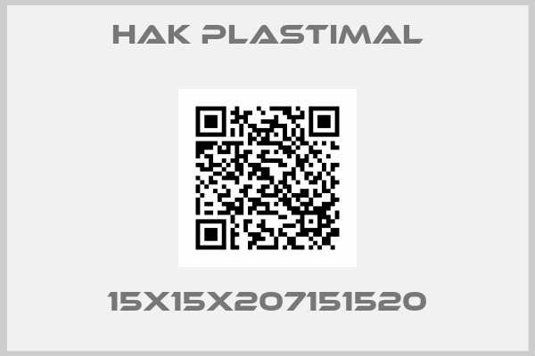 HAK PLASTIMAL-15X15X207151520