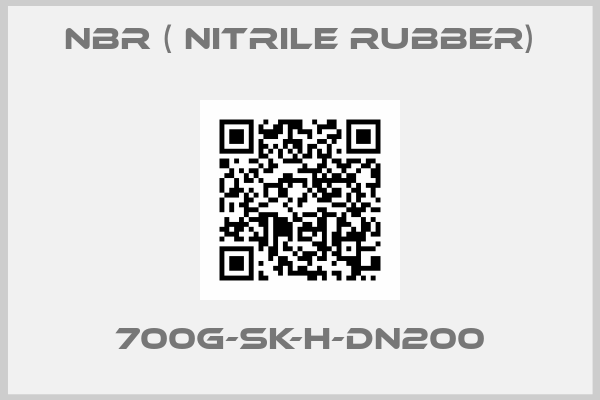 NBR ( Nitrile rubber)-700G-SK-H-DN200