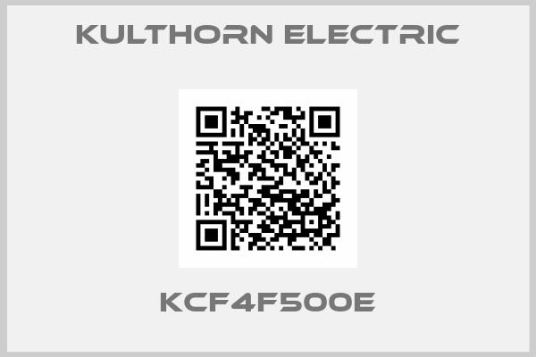 Kulthorn Electric-KCF4F500E