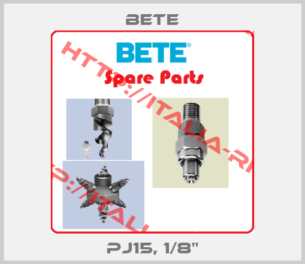 Bete-PJ15, 1/8"