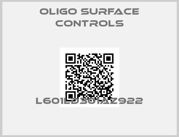 Oligo surface controls-L601LD301AZ922