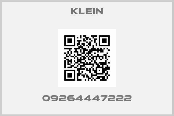 Klein-09264447222
