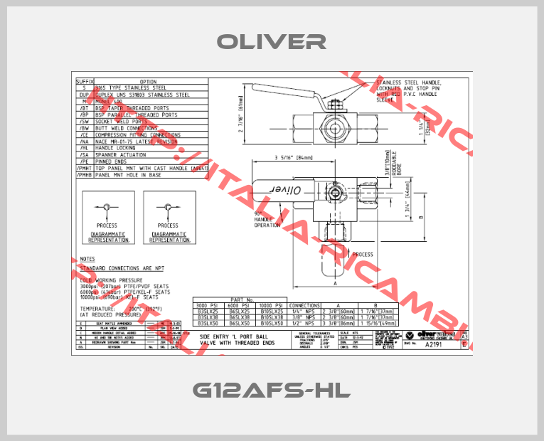 OLIVER-G12AFS-HL