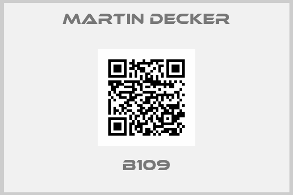 MARTIN DECKER-B109