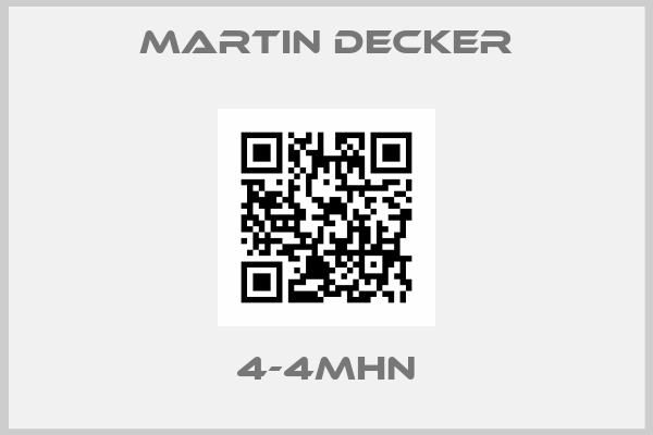 MARTIN DECKER-4-4MHN