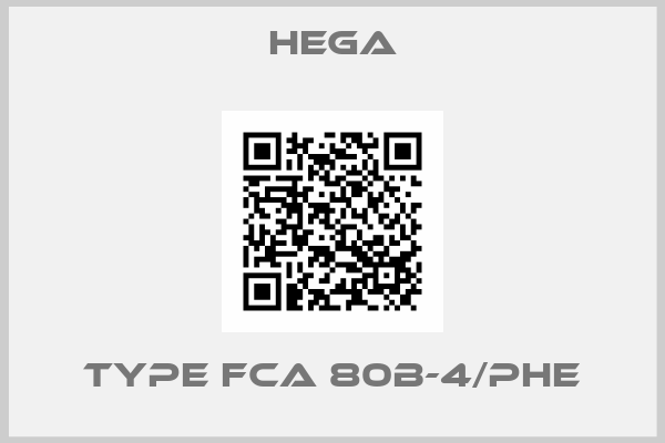 hega-Type FCA 80B-4/PHE