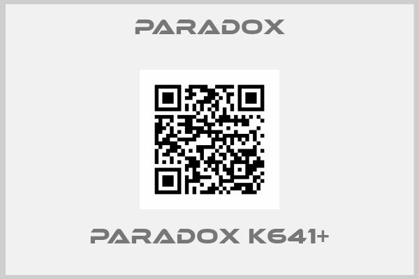 PARADOX-PARADOX K641+