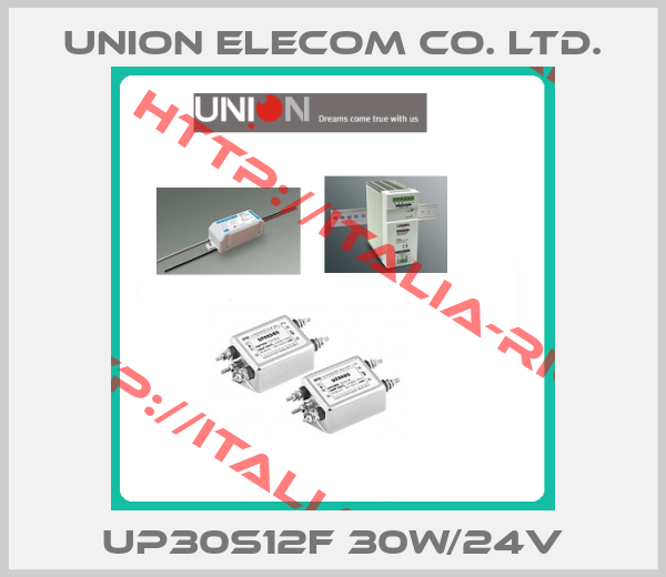 UNION ELECOM CO. LTD.-UP30S12F 30W/24V