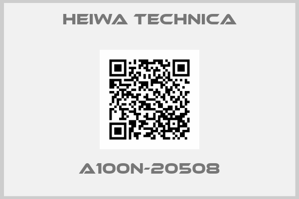 HEIWA TECHNICA-A100N-20508