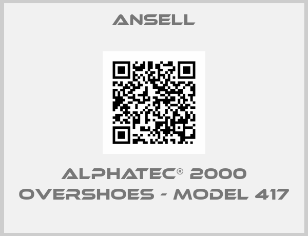 Ansell-AlphaTec® 2000 Overshoes - Model 417