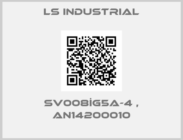 LS Industrial-SV008İG5A-4 , AN14200010