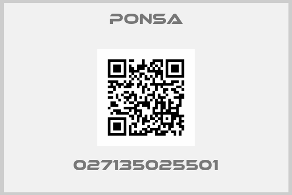 PONSA-027135025501