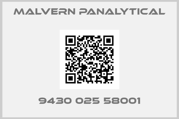 Malvern Panalytical-9430 025 58001