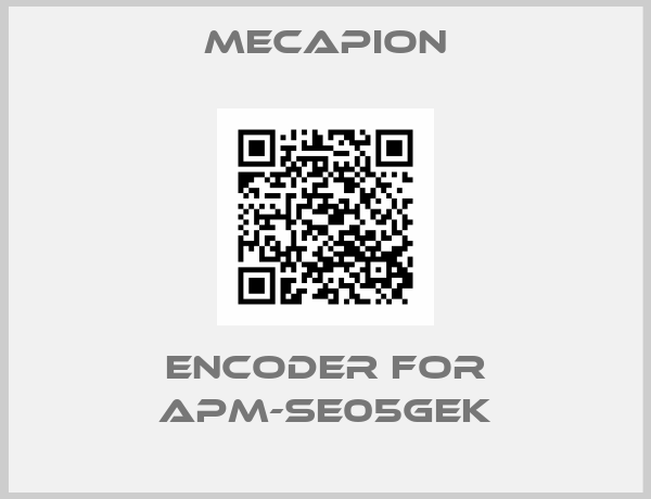 Mecapion-encoder for APM-SE05GEK