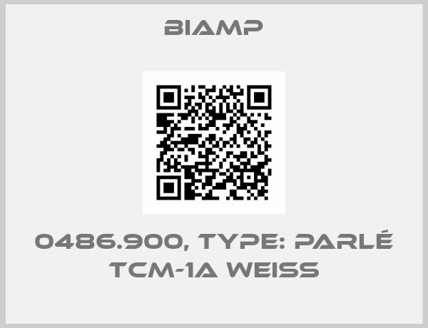 BIAMP-0486.900, Type: Parlé TCM-1A weiß
