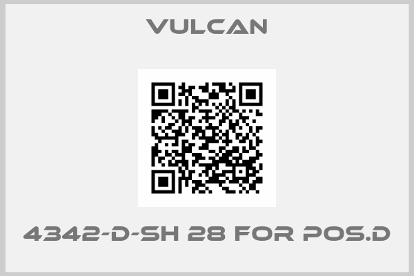 VULCAN-4342-D-SH 28 for pos.D