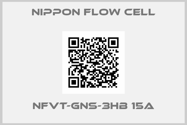 NIPPON FLOW CELL-NFVT-GNS-3HB 15A