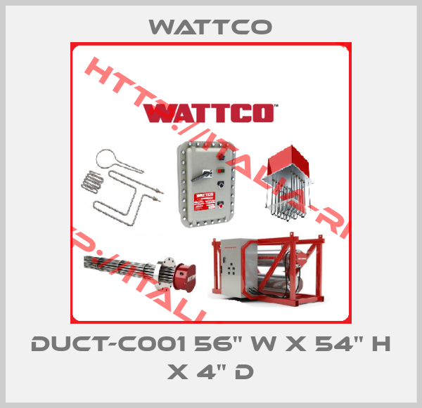 Wattco-DUCT-C001 56'' W X 54'' H X 4'' D
