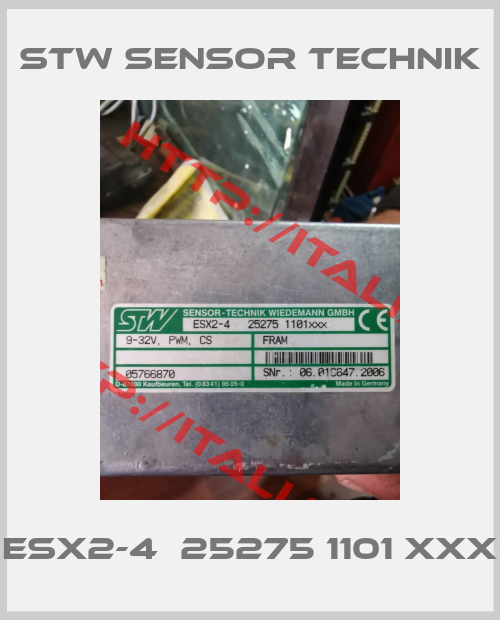 STW SENSOR TECHNIK-ESX2-4  25275 1101 xxx
