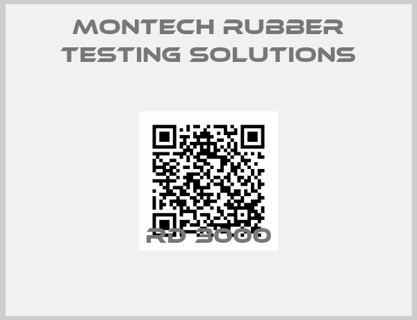MonTech Rubber Testing Solutions-RD 3000